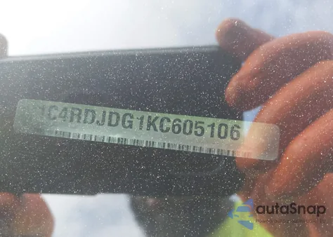 2019 Dodge Durango Gt Awd from USA, damaged, VIN 1C4RDJDG1KC605106